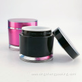 Luxury cosmetics jar acrylic jar custom plastic acrylic cream container